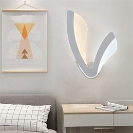 Moderne Vegglamper Enkel Stil Akrylbelysning Stue Gang Soverom Hotellrom Nattbordslampe