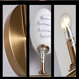 Rustikk Lodge Country Galvanisert Funksjon For Mini-Stil Omgivelseslys Vegglampe
