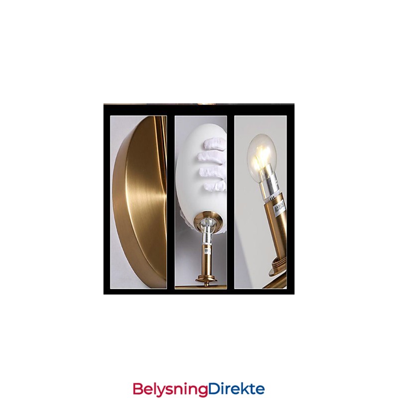 Rustikk Lodge Country Galvanisert Funksjon For Mini-Stil Omgivelseslys Vegglampe