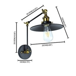 Rustikk Hytte Tradisjonell Klassisk Maling Funksjon For Downlight Vegglamper Vegglampe