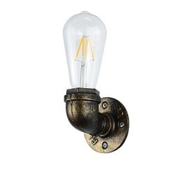 Rustikk Hytte Tradisjonell Klassisk Antikk Messingfunksjon For Omgivelseslys Vegglampe Vegglampe