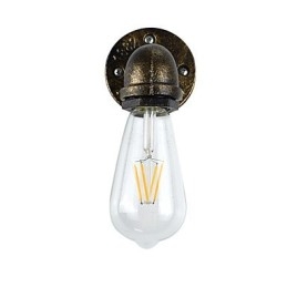 Rustikk Hytte Tradisjonell Klassisk Antikk Messingfunksjon For Omgivelseslys Vegglampe Vegglampe