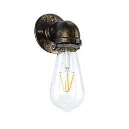 Rustikk Hytte Tradisjonell Klassisk Antikk Messingfunksjon For Omgivelseslys Vegglampe Vegglampe
