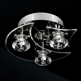Lysekrone Moderne Krystall Living 3 Lys