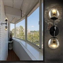 Rustikk Lodge Country Galvanisert Funksjon For Mini-Stil Omgivelseslys Vegglampe