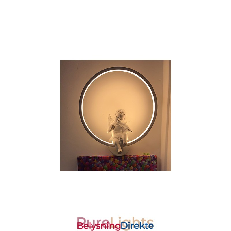 Vegglampe Moderne Kreativ Personlighetslampe Designer Angel Dekorasjonslampe Aluminium Integrert Korridor Vegglampe