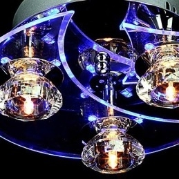 Lysekrone Moderne Krystall Living 3 Lys