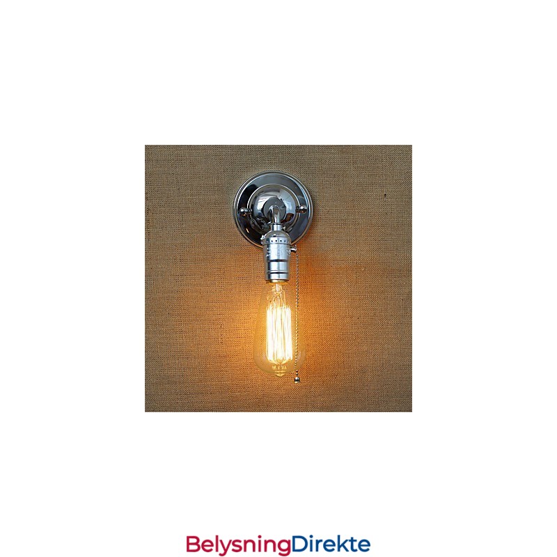 Retro Loft Edison Vegglampe Soverom Vegglamper For Hjem Opp Ned Rustikk Industriell Enkelthode Korridor Stue Mini Veggdekor