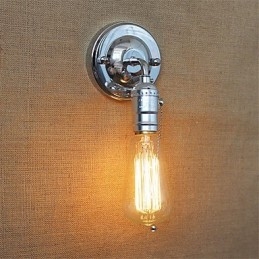 Retro Loft Edison Vegglampe Soverom Vegglamper For Hjem Opp Ned Rustikk Industriell Enkelthode Korridor Stue Mini Veggdekor