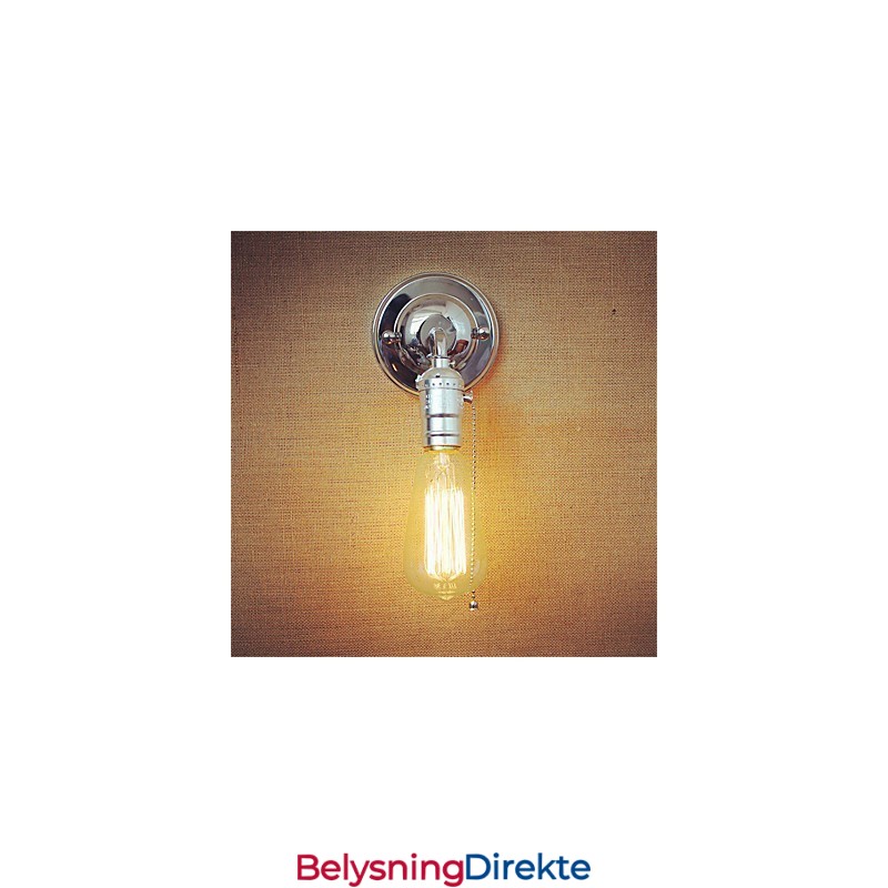 Retro Loft Edison Vegglampe Soverom Vegglamper For Hjem Opp Ned Rustikk Industriell Enkelthode Korridor Stue Mini Veggdekor