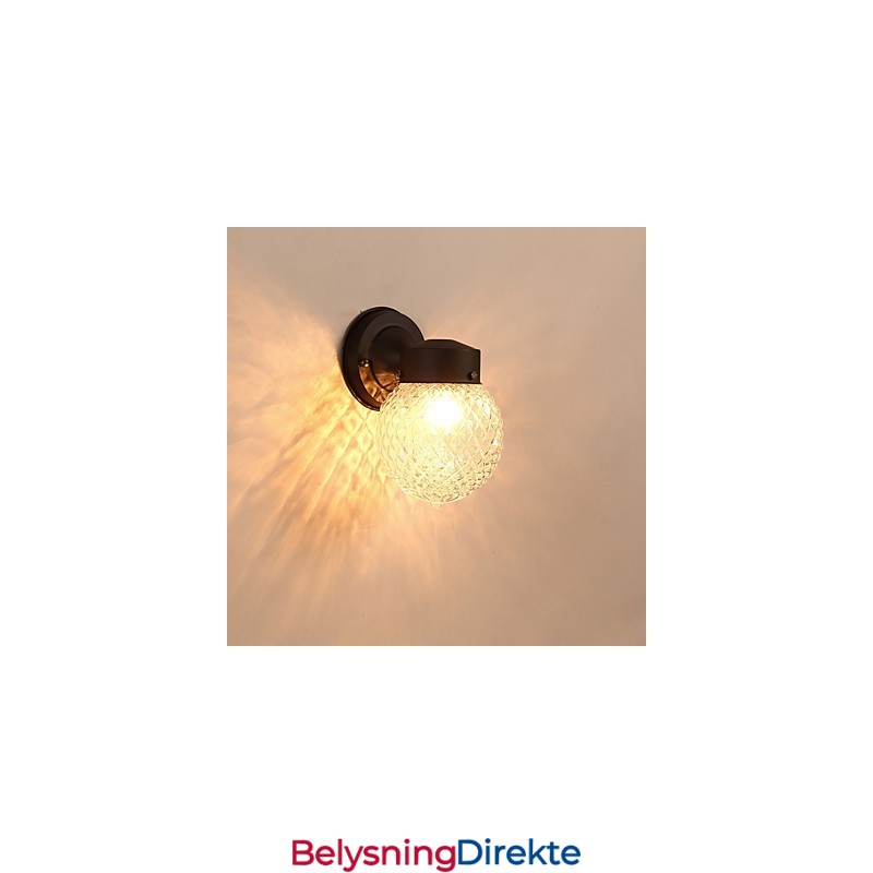 Vegglampe Moderne Samtidsstil Sort Oksidfinish Funksjon For Mini-Stil Omgivelseslys Vegglampetter