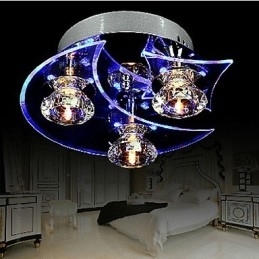 Lysekrone Moderne Krystall Living 3 Lys