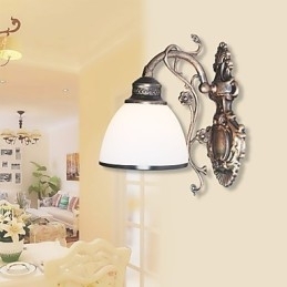 Enkel Amerikansk Vegglampe Nattbordslampe Stue Dekorativ Lampe Smijern Europeisk Stil Kreativ Vegglampe