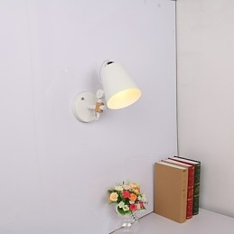 Moderne Samtidsmaleri For Omgivelseslys Vegglampe Med Vegglampe