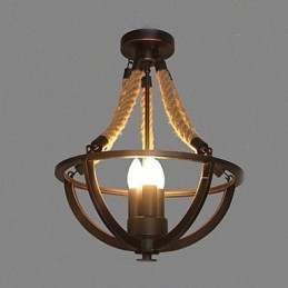 Amerikansk Taklampe I Retrostil Med Tau