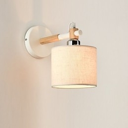 Stoffvegglampe Moderne Samtidsstil Funksjon Omgivelseslys Vegglamper