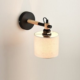 Stoffvegglampe Moderne Samtidsstil Funksjon Omgivelseslys Vegglamper
