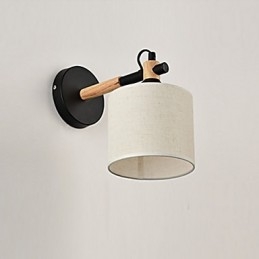 Stoffvegglampe Moderne Samtidsstil Funksjon Omgivelseslys Vegglamper
