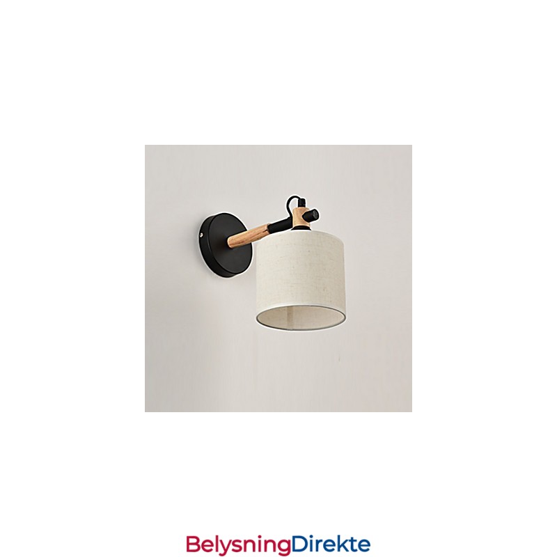 Stoffvegglampe Moderne Samtidsstil Funksjon Omgivelseslys Vegglamper