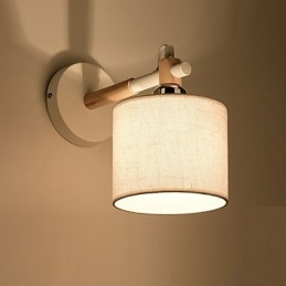 Stoffvegglampe Moderne Samtidsstil Funksjon Omgivelseslys Vegglamper