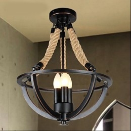 Amerikansk Taklampe I Retrostil Med Tau