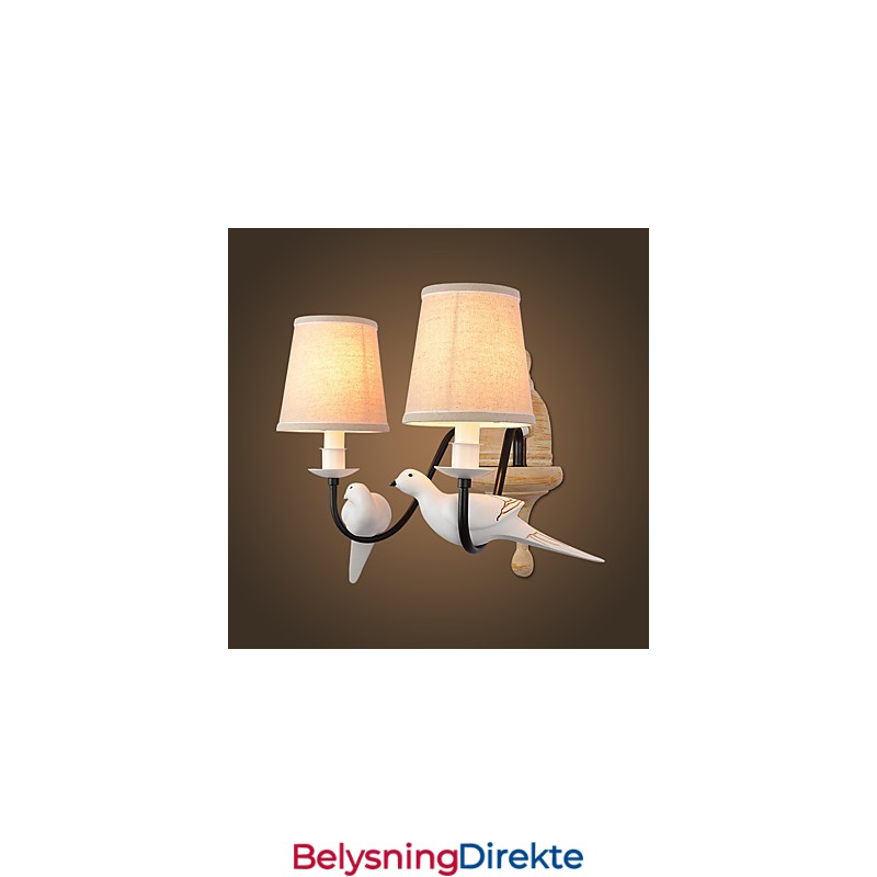 Rustikk Hytte Enkel Vintage-Maleri Omgivelseslys Vegglampe Vegglampe