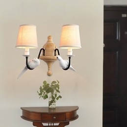 Rustikk Hytte Enkel Vintage-Maleri Omgivelseslys Vegglampe Vegglampe