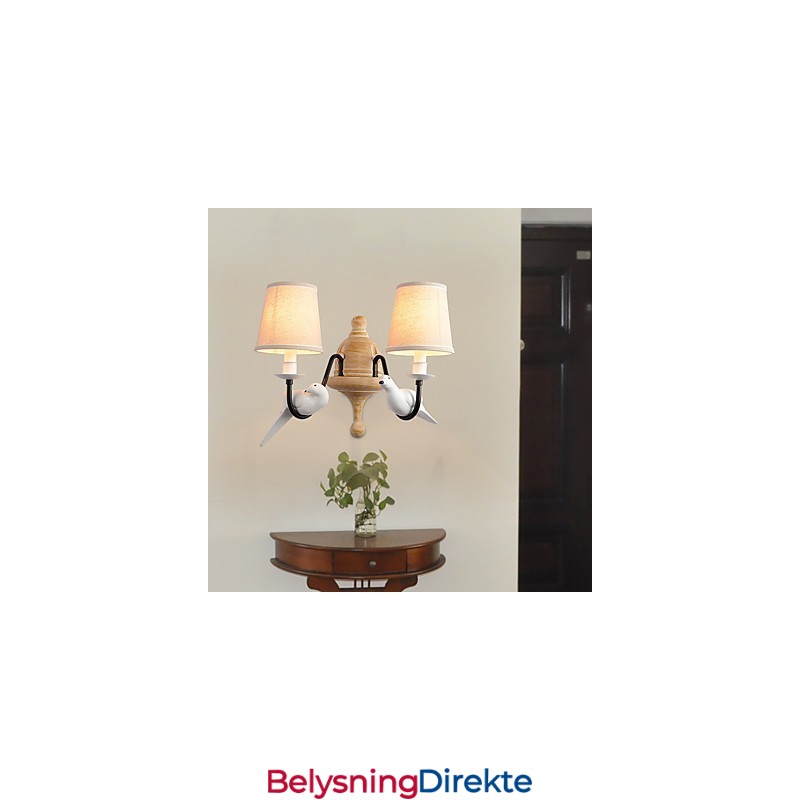 Rustikk Hytte Enkel Vintage-Maleri Omgivelseslys Vegglampe Vegglampe