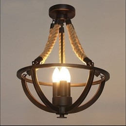 Amerikansk Taklampe I Retrostil Med Tau