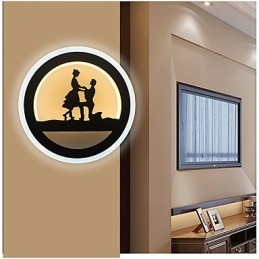 Nattbordslampe Kreativ Stuelampe Korridorlampe Moderne Minimalistisk Vegglampe