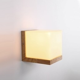 Nyhet Landlig Funksjon For Mini-Stil Øyebeskyttelse Omgivelseslys Lampetter Nattbord Nattlys Kreativ Balkong Vegglampe