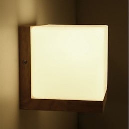 Nyhet Landlig Funksjon For Mini-Stil Øyebeskyttelse Omgivelseslys Lampetter Nattbord Nattlys Kreativ Balkong Vegglampe