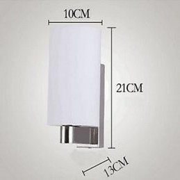 Moderne Samtids Galvanisert Opplyst Vegglampe Vegglampe
