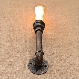 Nostalgi Enkel Vannrør Dekorativ Liten Vegglampe Vegglampe