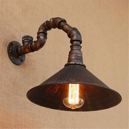 Rustikk Lodge Country Svart Oksidfinish-Funksjon For Omgivende Lysvegglamper