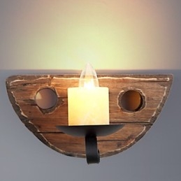 Rustikk Hyttemaling For Mini-Stil Omgivelseslys Vegglampe