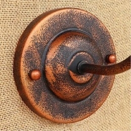 Enkel Og Retro Kreativ Personlighet Rustfarget Amerikansk Vegglampe Vegglampe