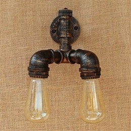 Rustikk Hyttemaling For Omgivelseslys Vegglampe Med Vegglampe