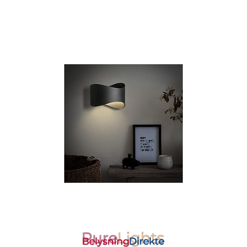 Moderne, Samtidskunstnerisk Svart Oksidfinish For Mini-Stil, Omgivelseslys, Vegglampe