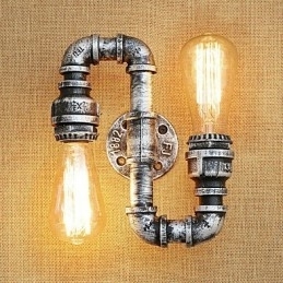 Landlig Retro-Maleri For Svingarm Med Omgivelseslys Vegglampe