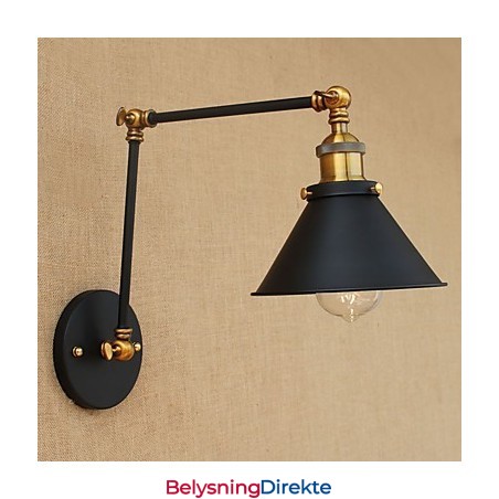 Vegglampe I Messing, Vintage, Industriell Vegglampe, Hjemmebelysning, Innendørsdekor, Vegglampe