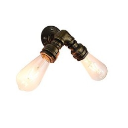 Vegglampe Vegglampe Veggjernsvegglampe Dum Black Lightsaber-Lampe På Veggen