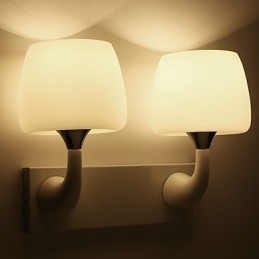 Moderne Samtidsmaleri Funksjon For Øyebeskyttelse Omgivelseslys Vegglampe Vegglampe