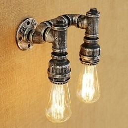 Landlig Retro-Maleri For Svingarm Med Omgivelseslys Vegglampe