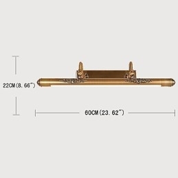 Speillampe Moderne Samtids Tradisjonell Klassisk Rustikk Hytte Vintage Antikk Messing Funksjon For