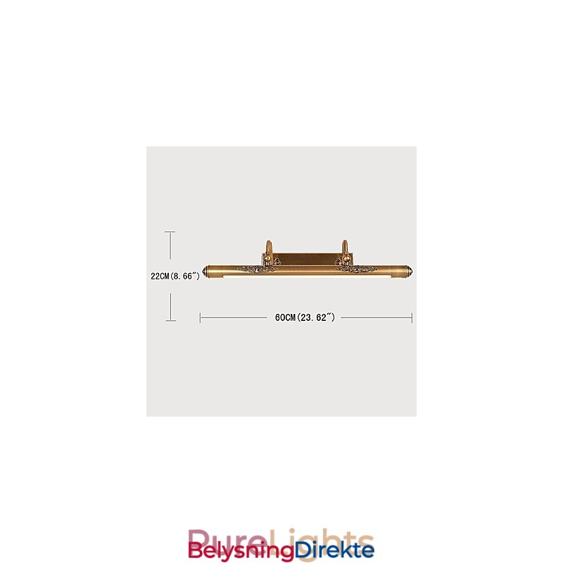Speillampe Moderne Samtids Tradisjonell Klassisk Rustikk Hytte Vintage Antikk Messing Funksjon For
