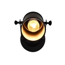 Malt Stålvegglampe Dum Svart Amerikansk Kaffedekorasjon Retro Vegglampe Lyssabellampe På Vegg