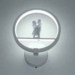 Vegglampe Moderne Minimalistisk Stue Dekorativ Aluminium Korridor Balkonglampe Soverom Nattbordslampe
