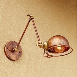 Maleri I Vintagestil For Øyebeskyttelse Med Svingarm I Ministil, Omgivelseslys, Svingarmlamper, Vegglamper