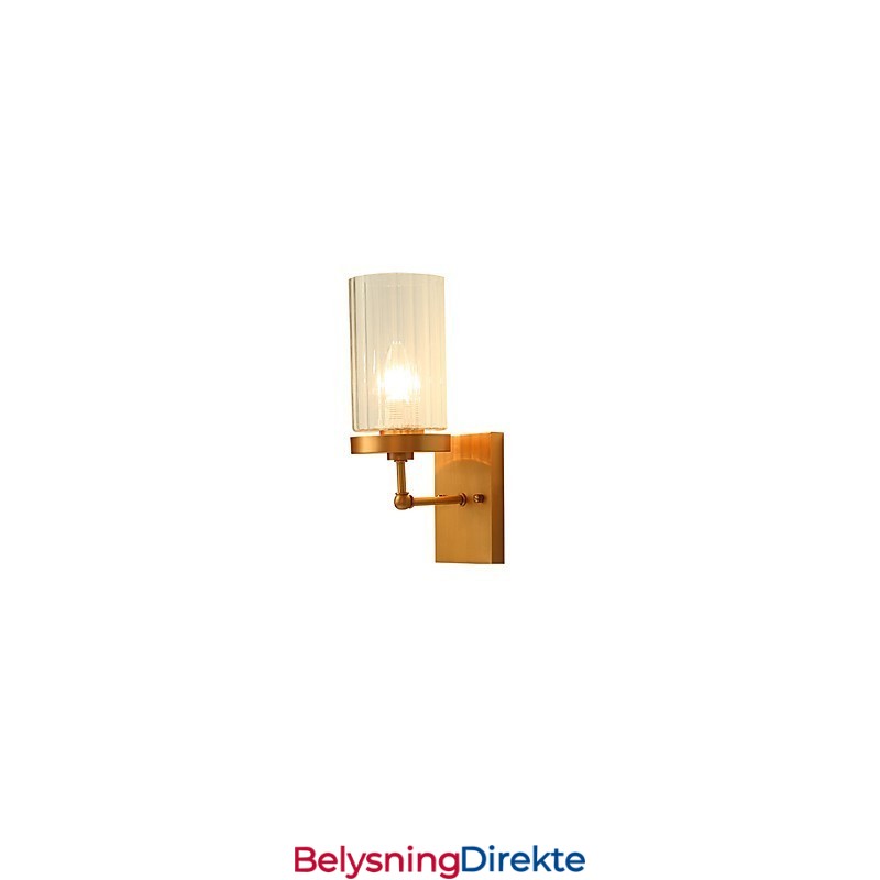 Tradisjonell Klassisk Landlig Messingfunksjon For Mini-Stil Opplyst Vegglampe I Messing